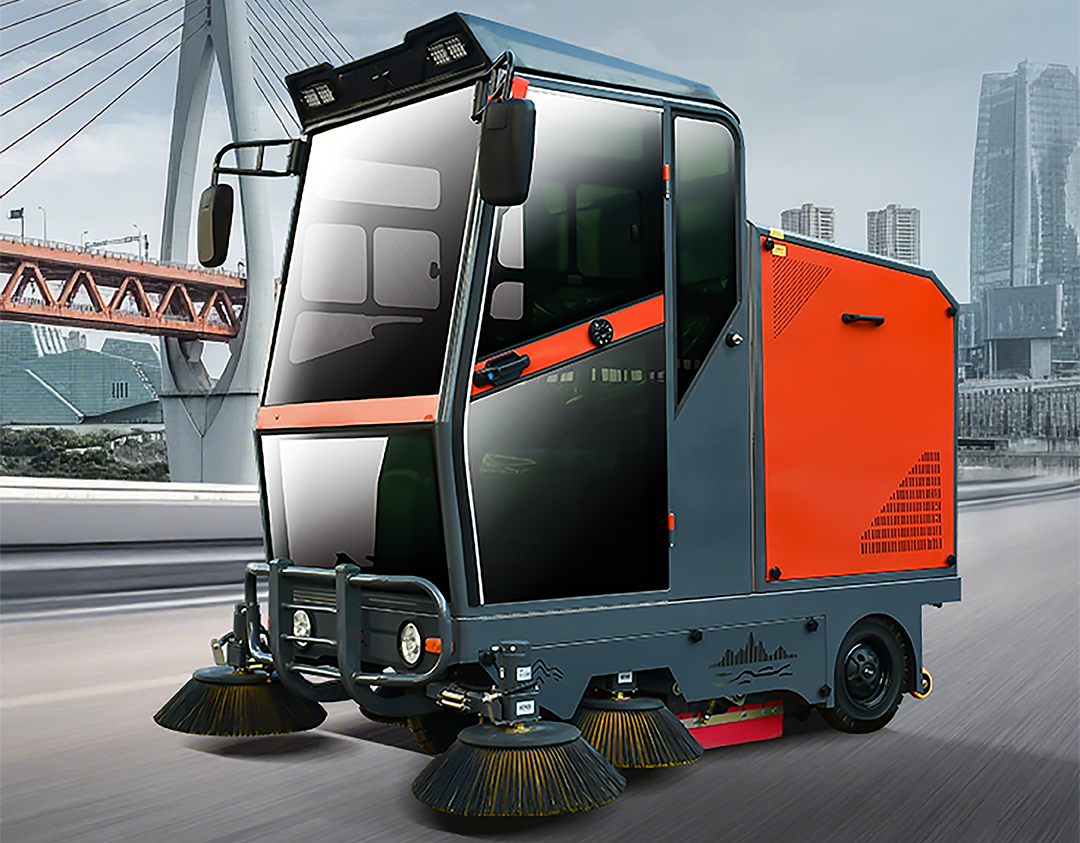5-Brush Sweeper YX-20E/Single or Dual Fan Option - Image 1